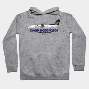 DeHavilland Canada Dash 8-300/Q300 - Lufthansa Regional Hoodie